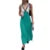 Dress Summer Clothes Contrast Color Patchwork V Neck Sleeveless Long Dresses Evening Party Dresses