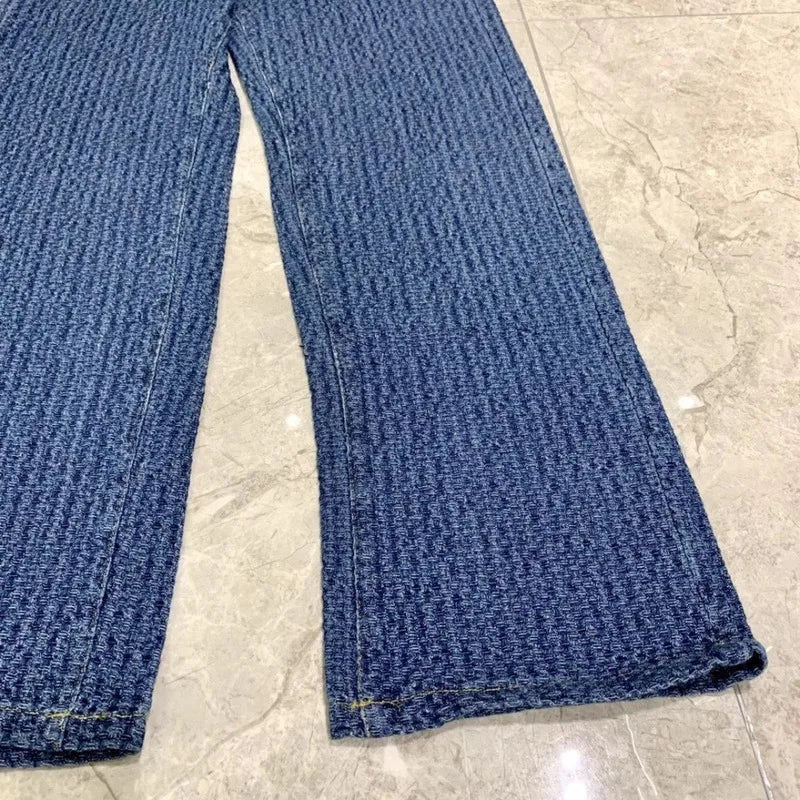 Spring Summer Clothes Loose High Waist Wide Leg Pants for Wide Leg Denim Pants Loose Jeans for