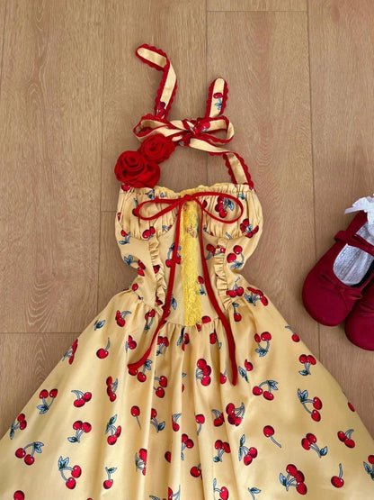 Beach Style Long Dresses Print Irregular Backless Vestidos Mujer Spring Summer Sweet Dress