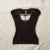Kawaii Bow Lace Trim T-shirt Striped Patchwork Slim Fit Crop Top Y2k Aesthetic Fairy Grunge Retro Pullover Tees