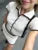 Contrast Color Knitted Mini Skirt Suit ’s Short Sleeve T-shirt Slim High Waisted Skirts Matching Sets