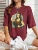 Playing Pranks on Mona Lisa Fitness Print T Shirt Oversized T-shirt Short Sleeve Cotton Loose Tshirt