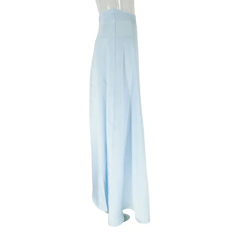 Maxi Skirt New Sweet Summer Zipper Slim Maxi Skirt Club Party Versatile Skirt