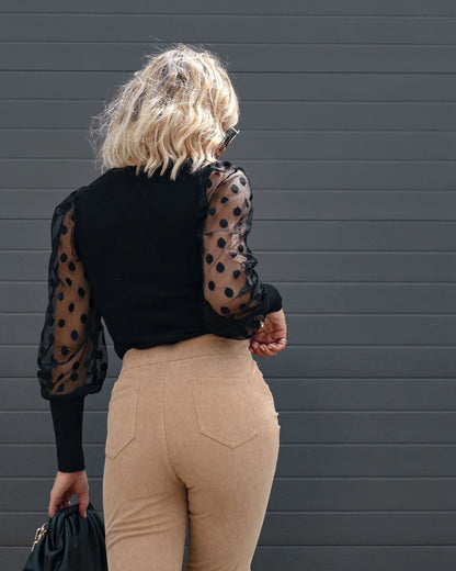 Corduroy Stretchy Straight Pants