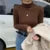New Faux Cashmere Turtleneck Sweaters Autumn Winter Warm Pullover Slim Tops Knitted Sweater Jumper Soft Pull Female