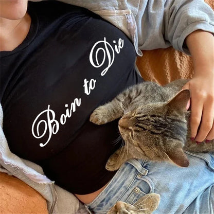 Y2k Summer Cross-border European and American Letter Printed Round Neck ’s Short Sleeved T-shirt