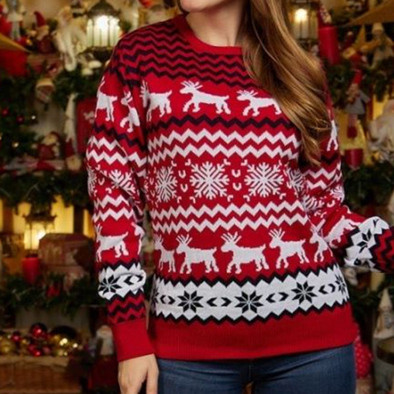 Couple Matching Sweaters Christmas Family Couples Jumpers Warm Thick