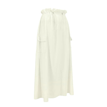 Skirt Sweet Autumn New Pockets Slim Long Skirt Club Party Female Versatile Skirt