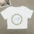 Europe and the United States Street New Print Season Art Text Short Sleeve Y2k ’s T-shirt Vest Halter