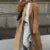Lapel Suede Long Jacket Oversized Double-breasted Trench Overcoat Autumn Lady Commute Outerwear New