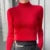 Sweater Half Turtleneck Knitted Pullovers Harajuku Korean Thick Knitwear Autumn Winter Slim Jumpers