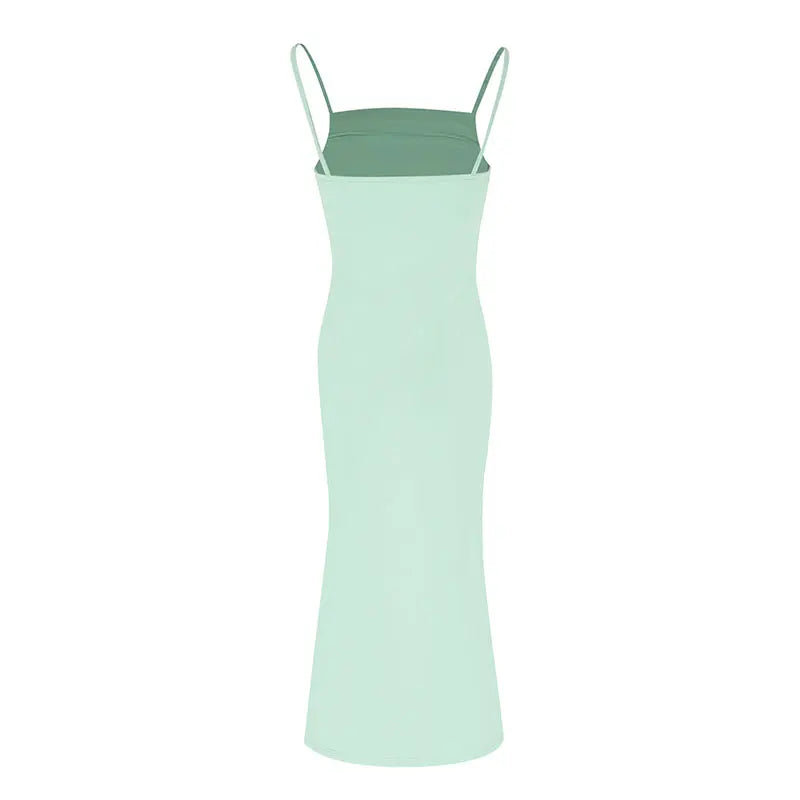 New Sling Dresses Spring Summer Maxi Dress Backless Female Dress Club Party Clothing
