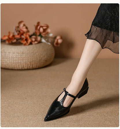Shoes on Heels Female Footwear Pointed Toe Clogs Platform Shallow Mouth Sneaker Dress New Creepers S