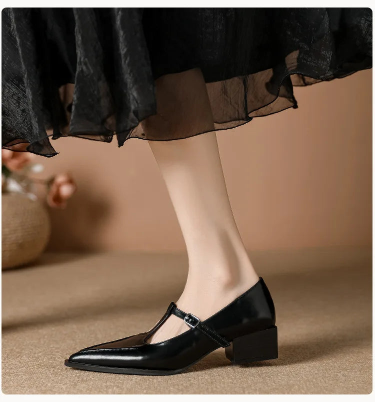 Shoes on Heels Female Footwear Pointed Toe Clogs Platform Shallow Mouth Sneaker Dress New Creepers S