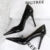 Shoes Metal Stone Pattern Woman Pumps High Heels Wedding Shoes Stiletto Luxurious Banquet Shoes