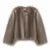 Brand Furry Cropped Faux Fur Coat Winter Iconic Street Week Fluffy Short Fur Jacket
