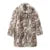 Winter Brown Leopard Fluffy Faux Fur Coat Stand Fur Collar Fox Fur Outerwear Jacket Female Overcoats