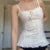 90s French T-shirt Fairy Grunge Kawaii Button Frill V Neck Pullovers Tee Y2k Aesthetic White Crop Top Retro