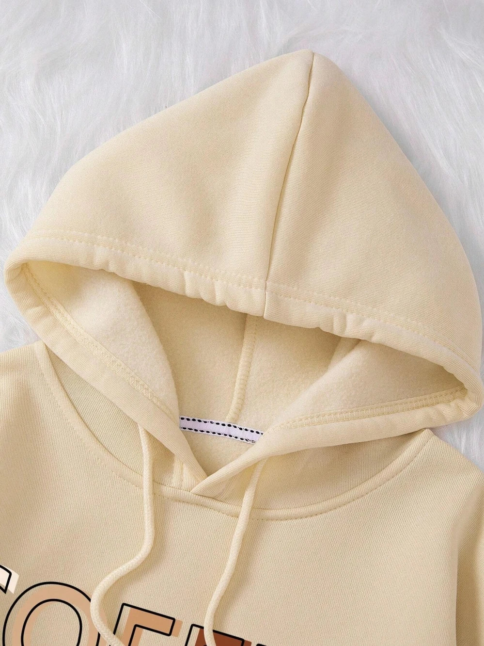 Love Coffee Funny Letter Graphic Printing Hoody Woman Fleece Sweatshirt S-xxl Hooded Autumn Oversized Clothing