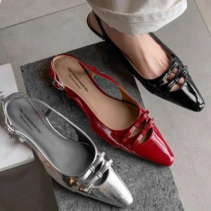 Designer Summer Cover Toe Sandals Butterflyknot Dress Shoes Low Heel Stripper Party Sandalias