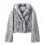 Brand Runway Fluffy Faux Fur Coat Luxurious Fox Fur Stand Collar Short Jacket Winter Overcoat