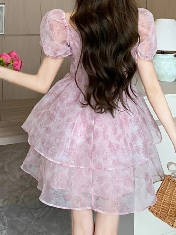 Spring Summer Mini Dress Party Beach Holiday Clothes Female Vestidos Robe