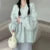 Autumn Winter Sweater Harajuku Oversized Knitted Pullovers Korean Long Sleeve V Neck Knitwear Preppy Loose Jumper