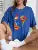 Painted Lady Face Personality Design Print T Shirt Female Street Comfortable T-shirt Soft Tops Breathable Short Sleeve