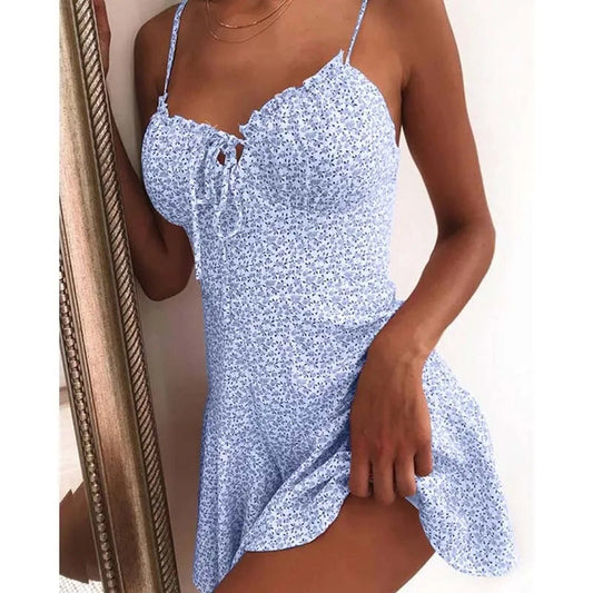 Strapless Backless Camisole Mini Dress