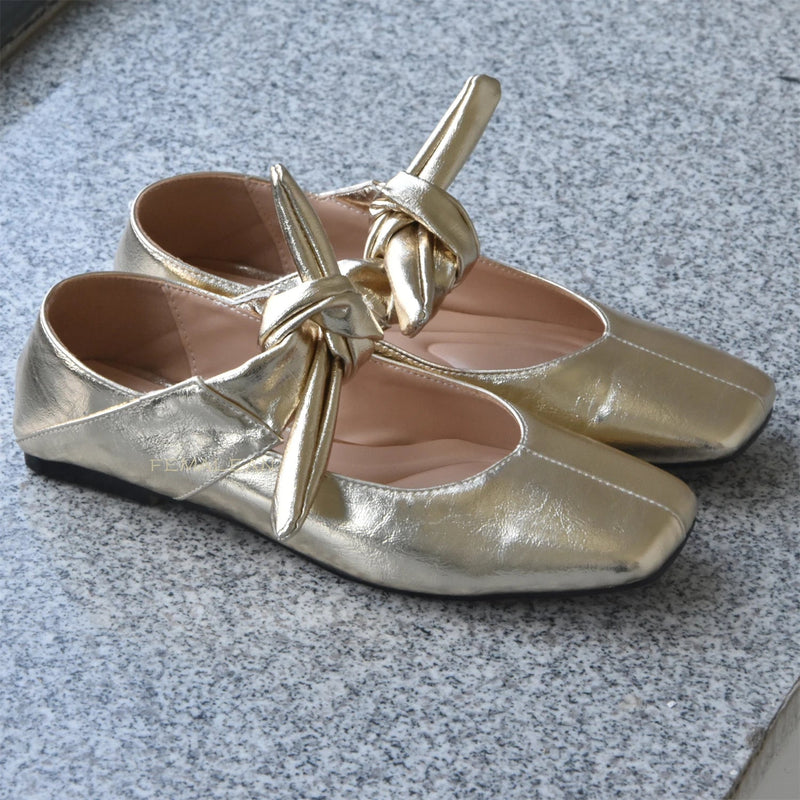 Ballerinas Shoes Round Toe Black Velvet Silver Mary Jane Designer Shoes Sandals Ballet Flats