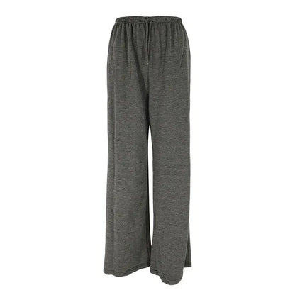 Trousers Autumn New Basic Straight Slim Pants Lady Simple Versatile Knitted Trousers