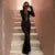 Hollow Out Knitted Maxi Dress Long Sleeve O-neck White Black Holiday Dresses Female Summer Lady Slim Fit Robes