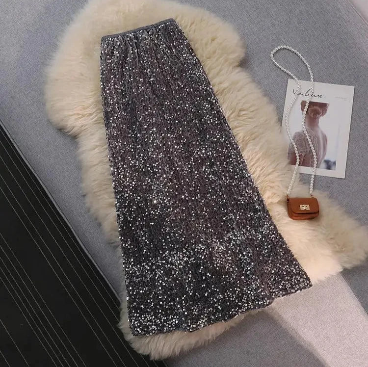 Melany Sequined Skirt