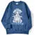 Harajuku Anime Girl Design Sweatshirts Couples Kawaii Hoodie Comfortable Creative Top All-match Comfortable