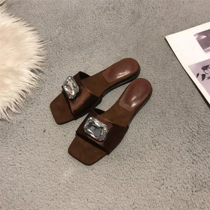 Low Shoes Pu Hoof Heels Rome Fabric Rubber Shoes Low Hoof Heels Pu Rubber Rome