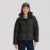 Down Jacket Color Loose Versatile Winter New Three-proof Hooded Puffer Coat Down Jacket