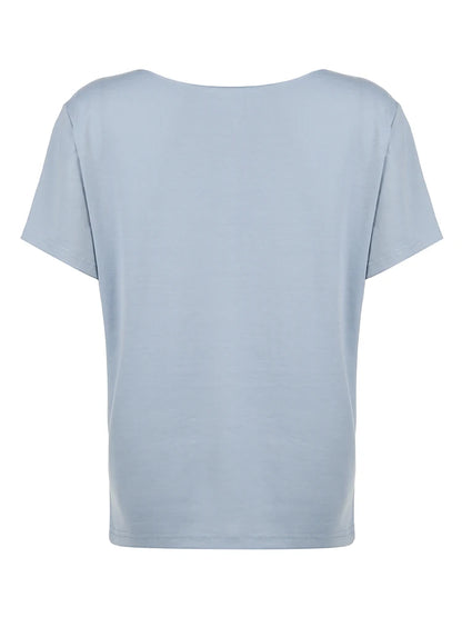 Figure Print Loose Boyfriend Long T-shirt O Neck Short Sleeve Summer Korean Top Tees Simple Lazy Homewear
