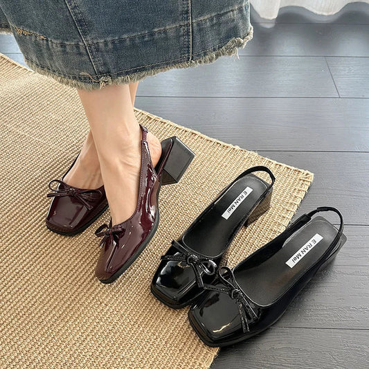 Summer Cover Toe Sandals Causal Street Style Dress Singbacks Mules Shoes Zapatos De Mujer