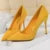 Shoes 9 Cm Heels Suede Woman Pumps Pointed Toe High Heels Stiletto Party Shoes Wedding Shoes Large Size 43