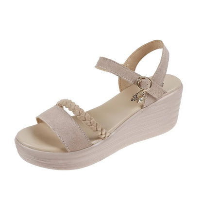 Small Size 31 32 33 41 42 43 44 Summer Sandals Platform Wedge High Heel Summer Shoes Open Toe Heels