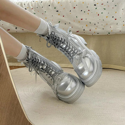Sandals Boots Rock Shoes Woman Shoes Designer Bootswomen Lolita Summer Ankle Boots