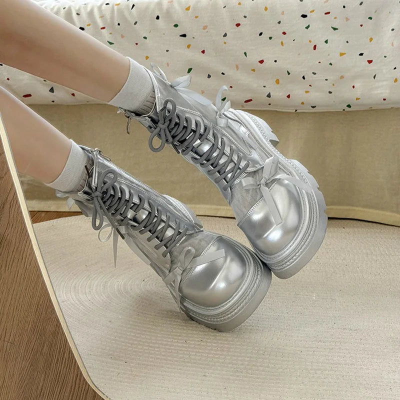 Sandals Boots Rock Shoes Woman Shoes Designer Bootswomen Lolita Summer Ankle Boots