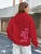 Do What Makes You Happy Pink Letter Clothing Personality Street Sweatshirt All-match Woman Hip Hop Hoodies
