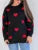 Knitwear Sweater Pullover Female Autumn Loose Patchwork Long Sleeve Knit Contrast Pullover
