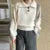 Knitted Lapel Sweaters Loose Button Long Sleeve Pullover Sweater Female Autumn Base Tops