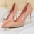 Shoes 9 Cm Heels Suede Woman Pumps Pointed Toe High Heels Stiletto Party Shoes Wedding Shoes Large Size 43