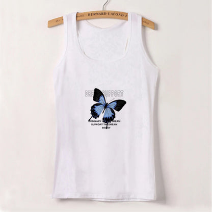 Full-shoulder Cotton Short-sleeved T-shirt Summer New Spice High Waist Slim Short Crop Clothes Sweet and Spicy