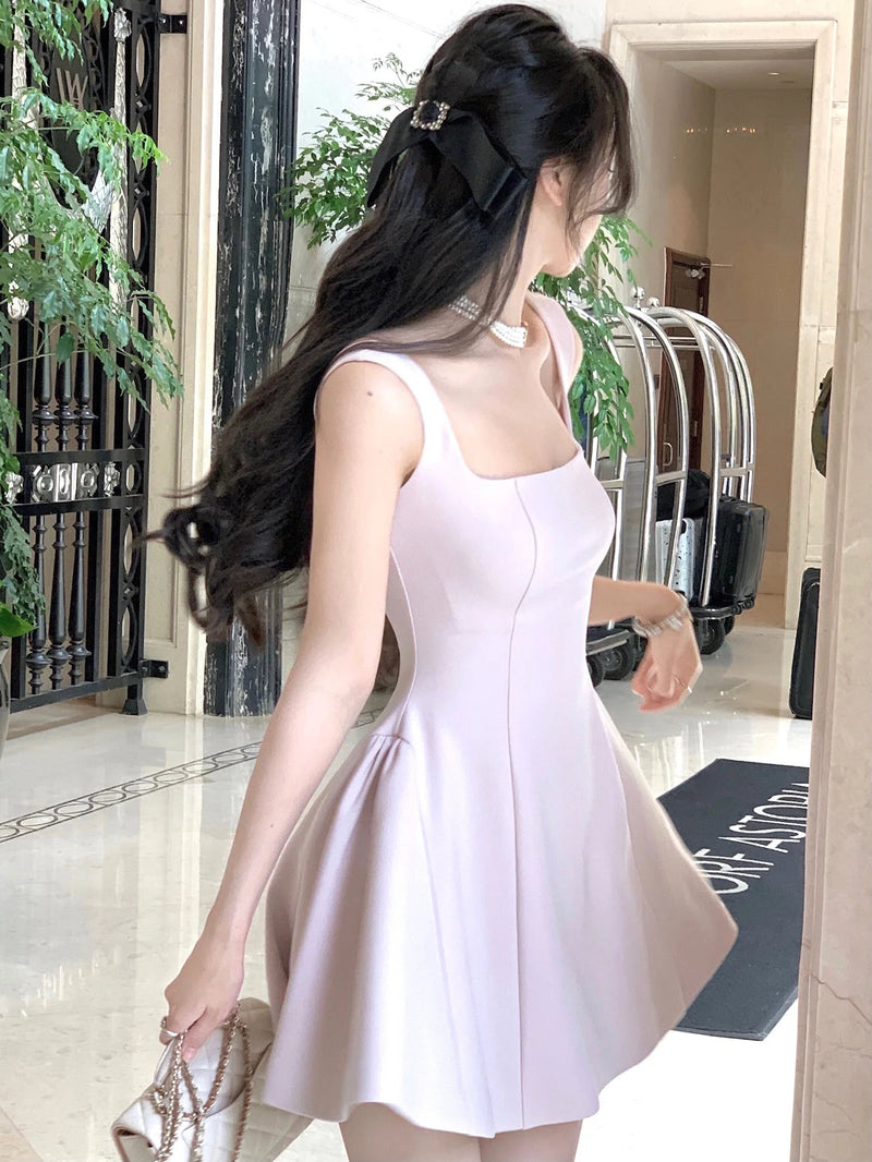 Summer Evening Party Midi Dresses Sleeveless Y2k Mini Birthday Dress Korean Aline Vestidos
