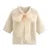 Mohair Knitted Short Sleeve Cardigan Lace Bow Single Breasted O-neck Slim Sweater Autumn Winter Lady Knitwear