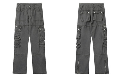 Multi-pocket Utility Cargo Pants